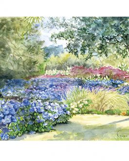 "Au champ d'hortensias" A4