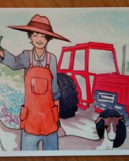 Carte postale A6 "La pépinière de Monsieur Potiron"